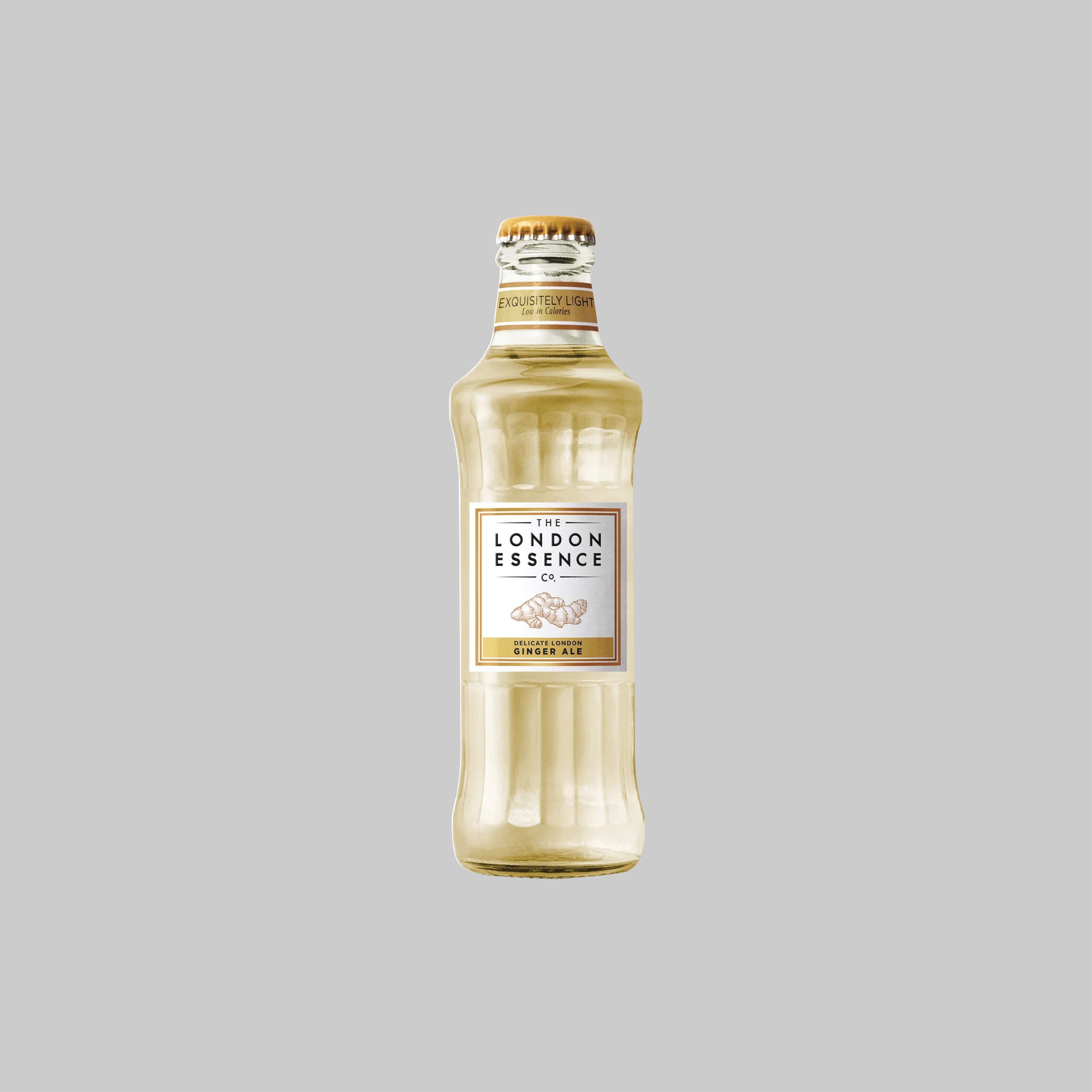 The London Essence Delicate Ginger Ale Bottle 200ml 0.0% - Time2Drink
